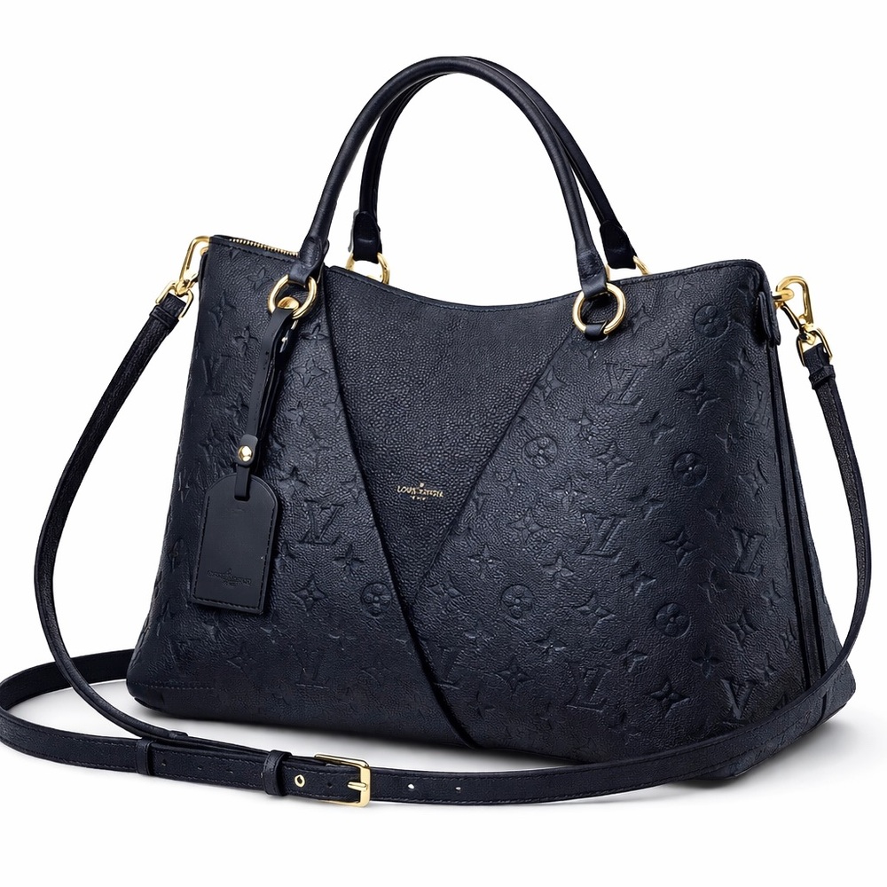 Louis Vuitton Black Embossed Tote